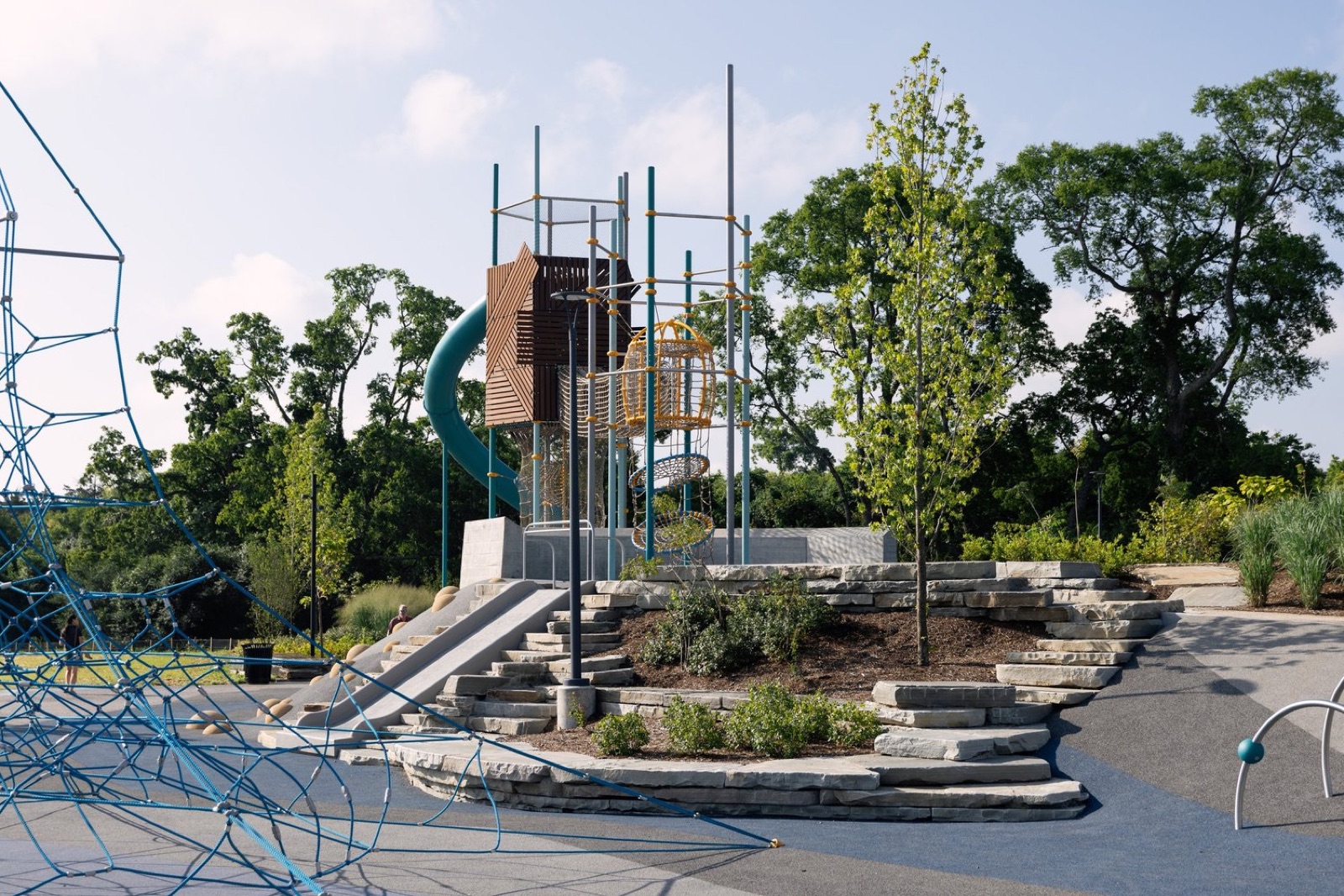 Aerial view of Mill Ridge Park in Antioch with trails and meadows